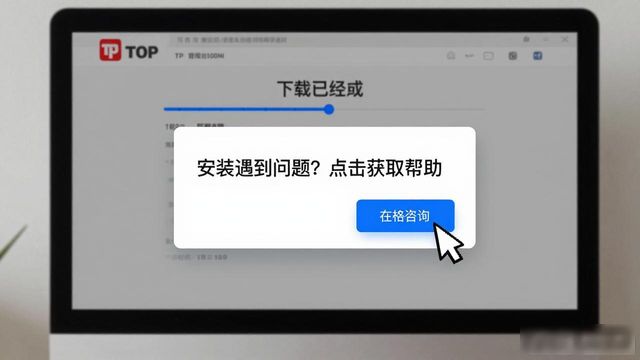 TP官网下载页如何加在线咨询按钮