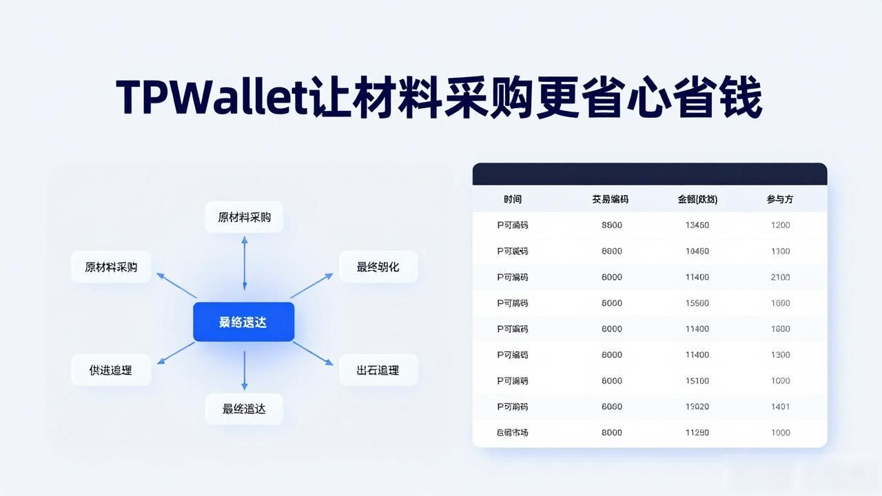 TPWallet让材料采购更省心省钱