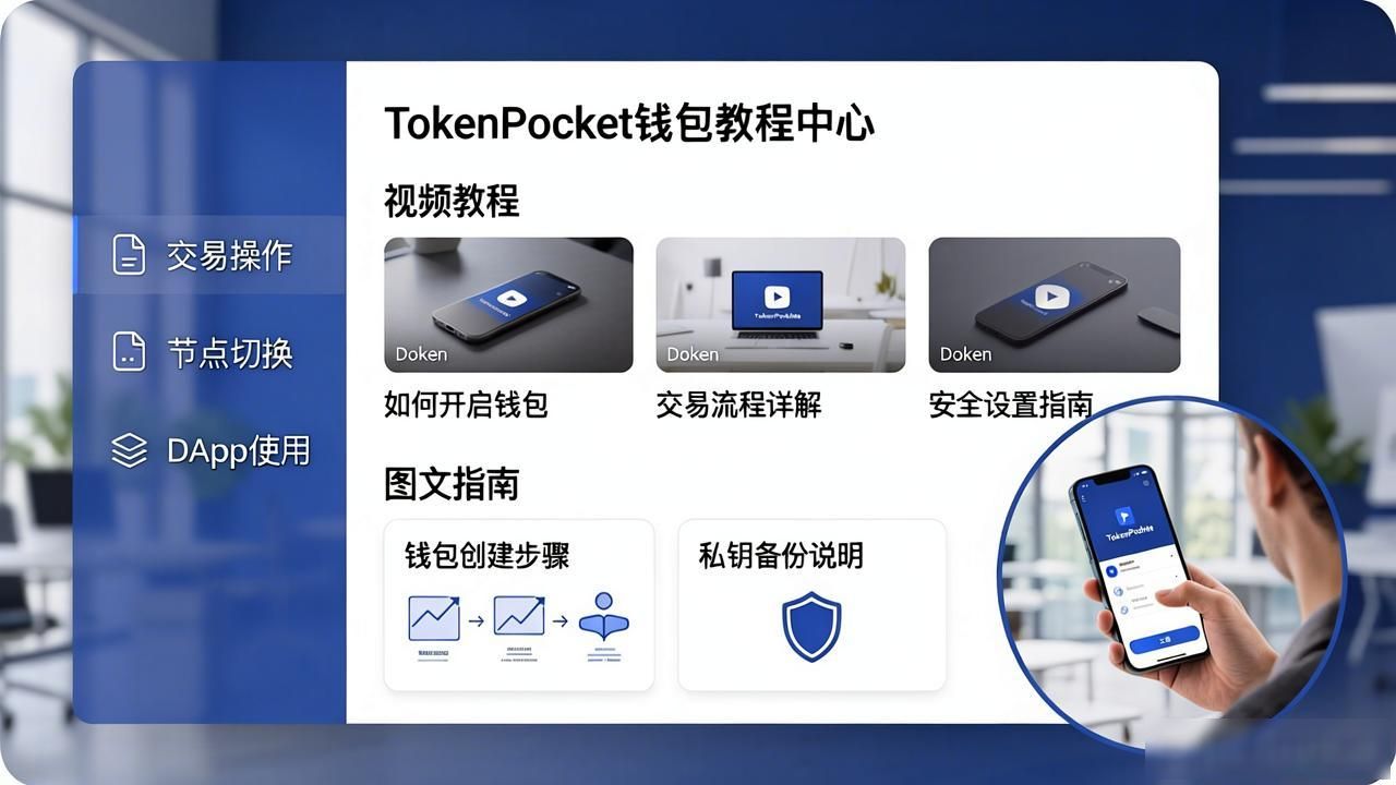 TokenPocket新手引导_下载tokenpocket钱包官网地址后的操作培训资源,如何高效利用?_TokenPocket教程中心