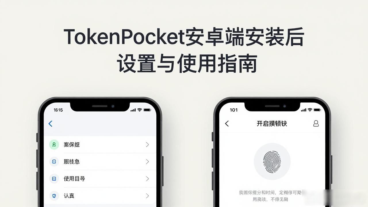 TokenPocket安卓端安装后设置与使用指南