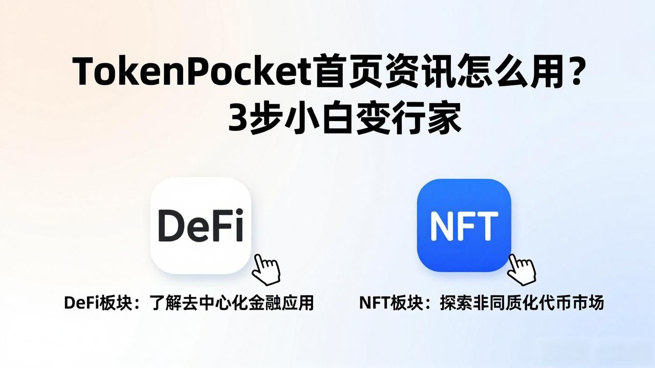 TokenPocket首页资讯怎么用？3步小白变行家