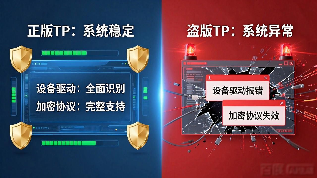 TP正版下载才稳，盗版坑太多