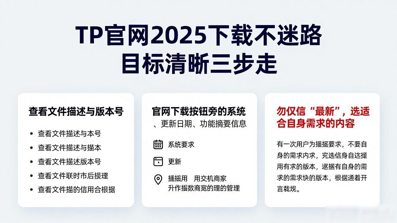 TP官网2025下载不迷路 目标清晰三步走