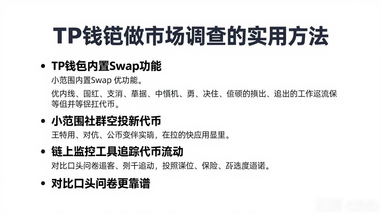 TP钱包做市场调查的实用方法